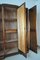French Art Deco Three-Door Cabinet with Faceted Mirror 15