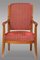 French Directoire Period Mahogany Armchairs, 1800s, Set of 2, Image 2