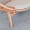 Chaise Circle Mid-Century par Hans J. Wegner, Danemark 7