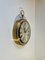 Vintage Genfa Wall Clock in Brass, Image 1