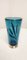 Blue & Silver Glass Vase, France, 1950s 10