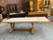 Oak Farmhouse Table with 2 Benches, Set of 3 6