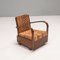 Art Deco Teak & Cane Armchairs, 1920s, Set of 2 11