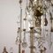 Lámpara de araña de bronce dorado y vidrio esmerilado, Imagen 5
