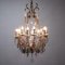 Gilded Bronze and Ground Glass Chandelier, Image 3