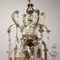 Lámpara de araña de bronce dorado y vidrio esmerilado, Imagen 4