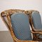 Fauteuils en Osier, 1960s, Set de 2 3