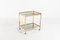 Vintage Italian Gold Serving Cart, 1970s 1