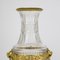 French Crystal Glass Baluster Vase with Bronze Mounting, 1870 10