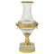 French Crystal Glass Baluster Vase with Bronze Mounting, 1870, Image 1