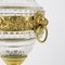 French Crystal Glass Baluster Vase with Bronze Mounting, 1870, Image 2