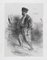 Denis Auguste Marie Raffet, Paysan Tartan, Litografía original, siglo XIX, Imagen 1