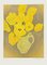 Pierre Boncompain, Tulipes Jaunes Au Vase De Vallauris, Lithograph on Arches Paper, Image 1