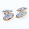 Boutons de Manchette Antiques en Or Jaune 18 Carats, Set de 2 3