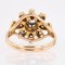 French Diamonds Retro Ring in 18 Karats Yellow Gold, 1960s 10