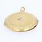 Antique French Diamond Medallion Locket Pendant in 18 Karat Yellow Gold 3