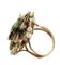 Gold Silver Cluster Ring with Diamonds 3