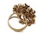 Gold Silver Cluster Ring with Diamonds 4