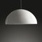Sonora 493 Painted White Suspension Lamp by Vico Magistretti for Oluce 2