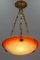 Art Nouveau Pate de Verre Glass Bowl Pendant Light by Charles Schneider, 1920s 8