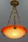 Lámpara colgante Pate de Verre modernista de vidrio de Charles Schneider, años 20, Imagen 8