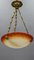 Art Nouveau Pate de Verre Glass Bowl Pendant Light by Charles Schneider, 1920s, Image 9