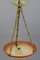 Lampe à Suspension Art Nouveau en Verre Pate de Verre par Charles Schneider, 1920s 10