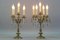 French Louis XVI Style Bronze and Crystal Candelabra Table Lamps, Set of 2 20