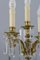 French Louis XVI Style Bronze and Crystal Candelabra Table Lamps, Set of 2, Image 9