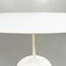 Mid-Century Italian Tulip Table in White Wood and Metal by Saarinen for Knoll, 1960s 5