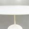 Mid-Century Italian Tulip Table in White Wood and Metal by Saarinen for Knoll, 1960s, Image 5