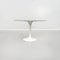 Mid-Century Italian Tulip Table in White Wood and Metal by Saarinen for Knoll, 1960s 2