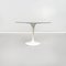 Mid-Century Italian Tulip Table in White Wood and Metal by Saarinen for Knoll, 1960s, Image 2