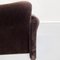 Mid-Century Italian Brown Maralunga Sofa in Velvet by Magistretti Cassina, 1970s, Image 12