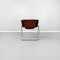 Mid-Century Italian Brown Leather Folding Chair by Giancarlo Piretti from Anonima Castelli, 1970 4