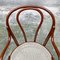 Mid-Century Italian Thonet Style Beech & Vienna Straw Chairs, 1950s, Set of 2 10