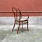 Italienische Mid-Century Stühle aus Buche & Strohgeflecht im Thonet Stil, 1950er, 2er Set 6