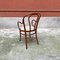 Mid-Century Italian Thonet Style Beech & Vienna Straw Chairs, 1950s, Set of 2 8