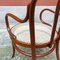 Italienische Mid-Century Stühle aus Buche & Strohgeflecht im Thonet Stil, 1950er, 2er Set 11