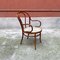 Italienische Mid-Century Stühle aus Buche & Strohgeflecht im Thonet Stil, 1950er, 2er Set 5