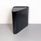 Italian Modern Black Wood Corner Cabinet With Wheels, Shelf & Bottle Rack, 1980, Image 5