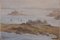 Studio En Plein Air con paesaggio marino, XX secolo, olio su tavola, Immagine 1