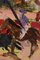 Impressionistische Sketches of a Bullfight, 20. Jh., Öl auf Holz, 2er Set 4