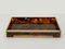 Mid-Century Italian Tortoiseshell Acrylic and Brass Serving Tray, 1970s, Image 13