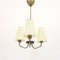 3-Light Brass Ceiling Lamp by Sonja Katzin, 1950s, Image 1