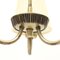 3-Light Brass Ceiling Lamp by Sonja Katzin, 1950s 9