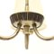 3-Light Brass Ceiling Lamp by Sonja Katzin, 1950s, Image 9
