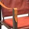 Cognac Leather Safari Chair by Kaare Klint for Ruud Rasmussen, 1960s 15