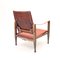 Cognac Leather Safari Chair by Kaare Klint for Ruud Rasmussen, 1960s, Image 7