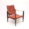 Cognac Leather Safari Chair by Kaare Klint for Ruud Rasmussen, 1960s, Image 3